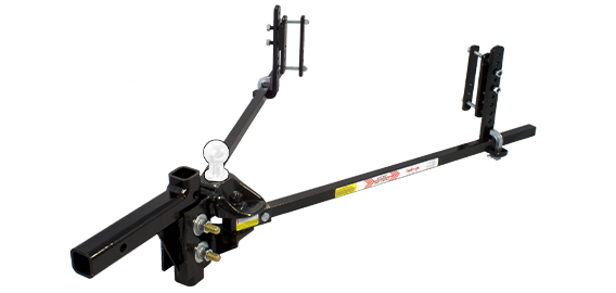 Equalizer Weight Distribution Hitch, Trunnion Bar, 400 Pound Tongue Weight, 4000 Pound Gross Trailer Weight, With Shank – 90-00-0400