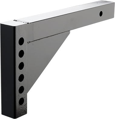 Equalizer Weight Distribution Hitch Shank, 2 Inch Square, 18 Inch Shank, 18 Inch Overall Length, 8 Inch Rise, 4 Inch Drop – 90-02-4600