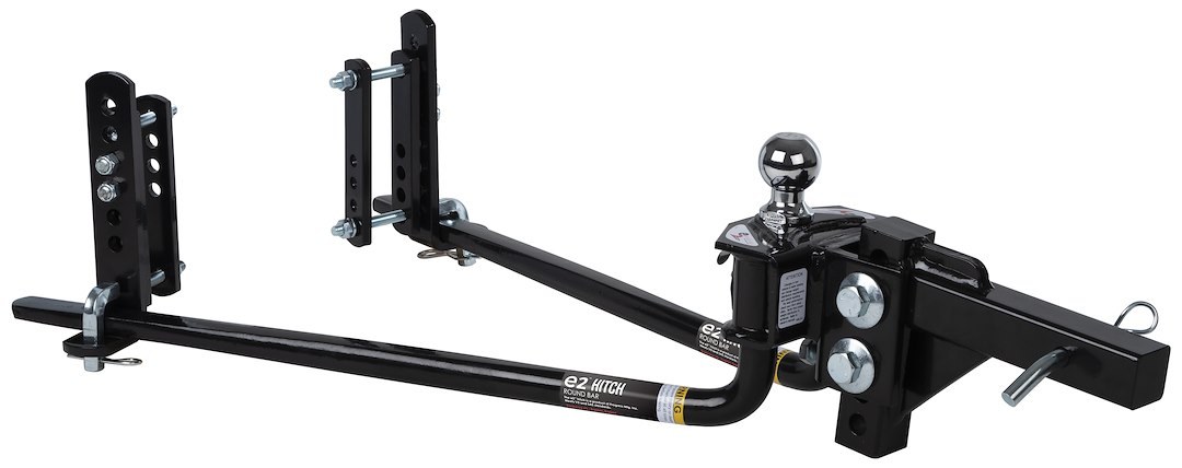 Equalizer Weight Distribution Hitch, E2 ™, Round Bar, 800 Pound Tongue Weight, 8000 Pound Gross Trailer Weight, With Shank – 94-00-0800