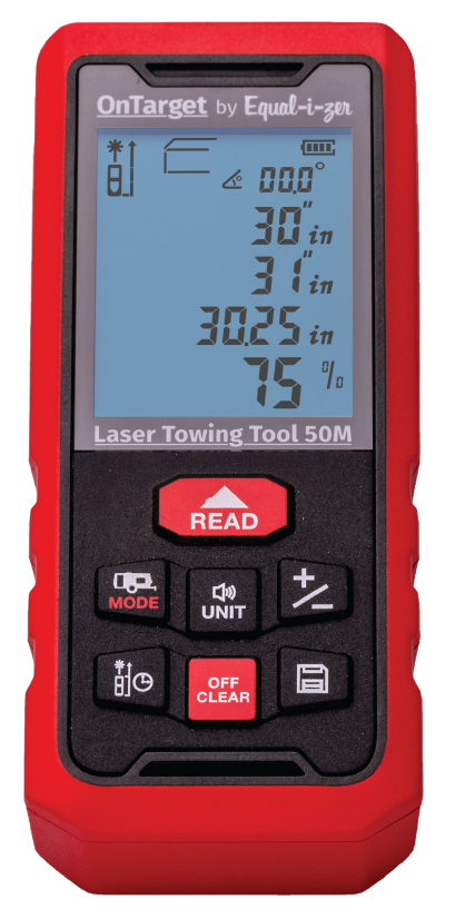 Equalizer Weight Distribution Calculator, Ontarget, Use to Calculate Weight Distribution Percentage, With Laser Measuring Capability – 95-01-4323