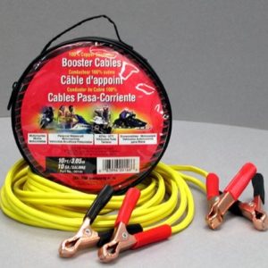 East Penn Battery Jumper Cable, Deka, 50 Amp Clamps, 10 Gauge, 10 Foot Length, Yellow – 00146
