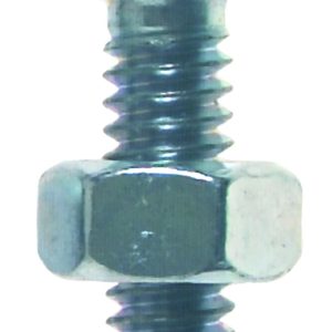 East Penn Battery Terminal Bolt, Deka, Garden Tractor Battery Nut and Bolt, 1/4 Inch, Zinc-Plated, With 2 Bolts and 2 Nuts – 00193
