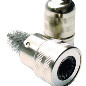East Penn Battery Terminal Cleaner, Deka, Use to Clean Battery Posts and Terminals of Corrosive Build-Up, Tool Type, Metal Brush – 00254