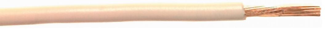 East Penn Primary Wire, Deka, Stranded Conductor, 8 Gauge, White, 100 Feet Length – 02551
