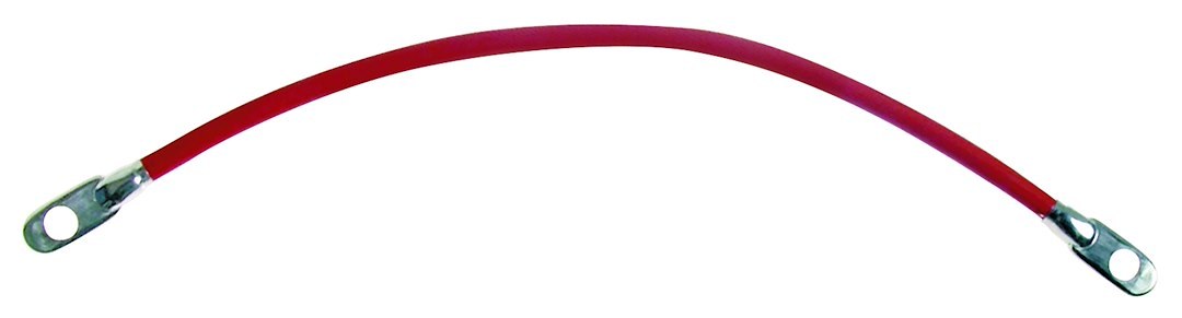 East Penn Battery Cable, Deka, Eyelet Terminal, Switch to Starter, Black Negative, Copper, 24 Inch Length, 4 Gauge – 04284