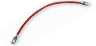 East Penn Battery Cable, Deka, Eyelet Terminal, Switch to Starter, Red Positive, Copper, 18 Inch Length, 2 Gauge – 04289