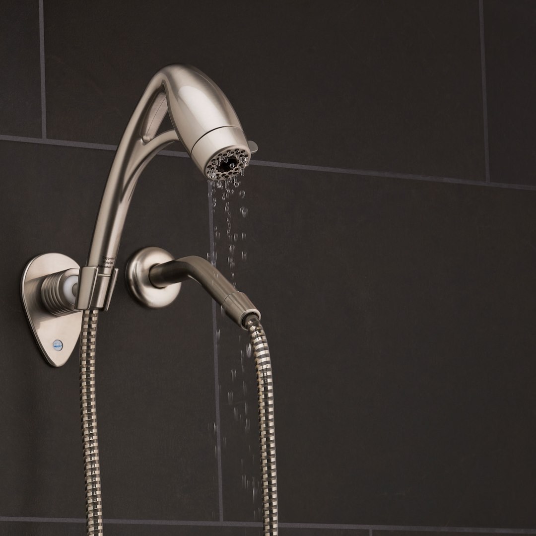 Etl Shower Head, Bodyspa® Adventure®, Hand Held with 72 Inch Hose, With 3 Function Spray Settings, With Shut Off Valve, 2 Inch Outer Diameter – 25488