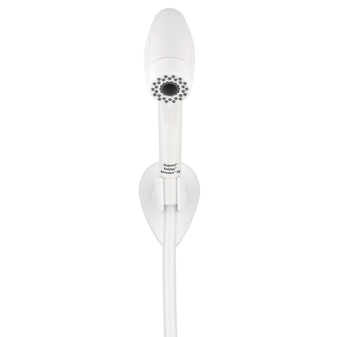 Etl Shower Head, Bodyspa® Adventure®, Hand Held with 72 Inch Hose, With 3 Function Spray Settings, With Shut Off Valve, 2 Inch Outer Diameter – 25752