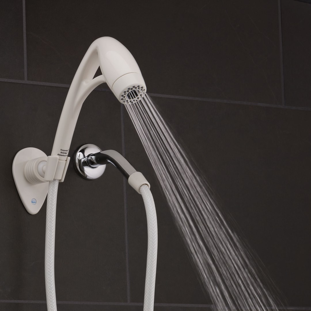 Etl Shower Head, Bodyspa® Adventure®, Hand Held with 72 Inch Hose, With 3 Function Spray Settings, With Shut Off Valve, 2 Inch Outer Diameter – 25752