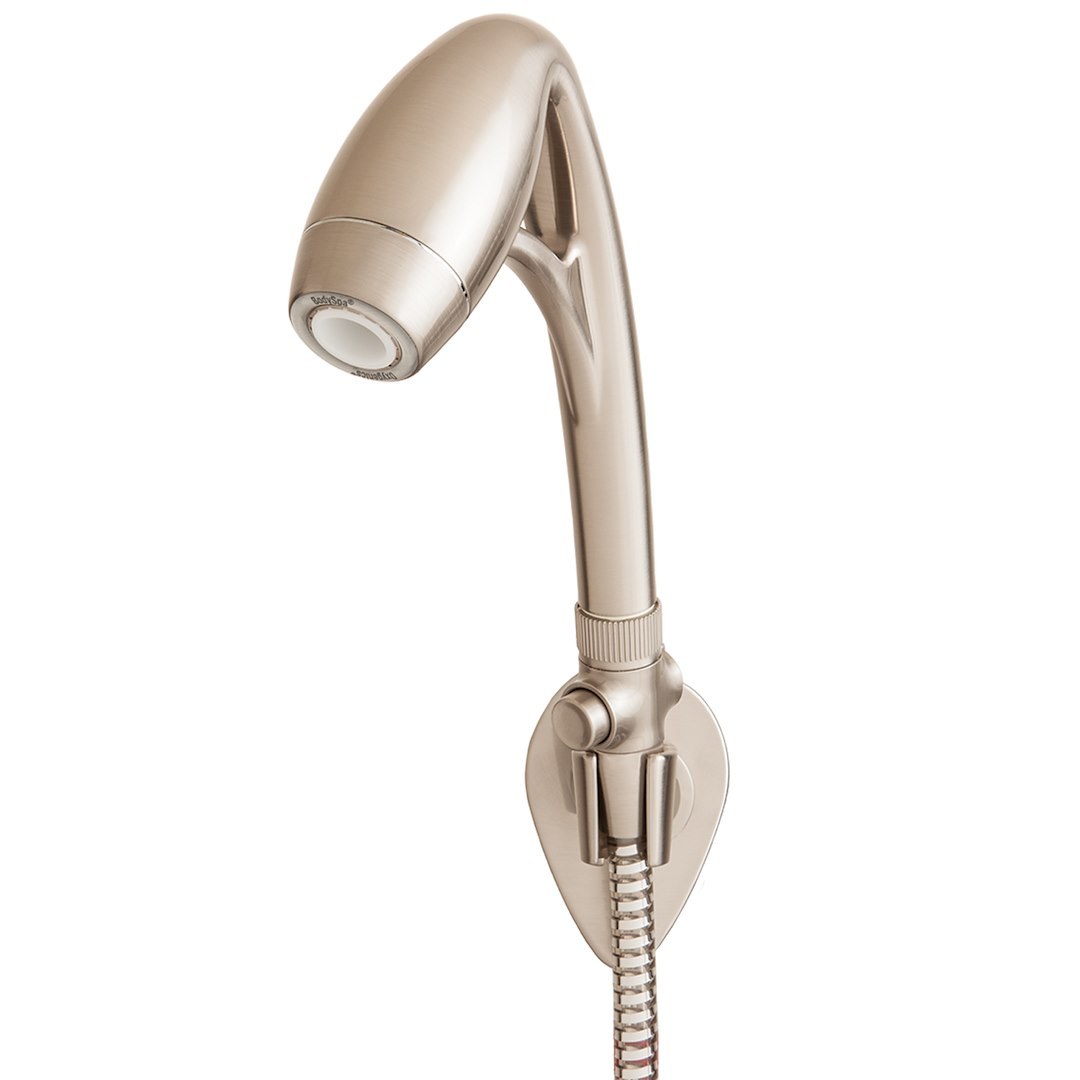 Etl Shower Head, Bodyspa ®, Hand Held with 60 Inch Hose, With 2 Function Spray Settings, With Shut Off Valve, 2 Inch Outer Diameter – 26488