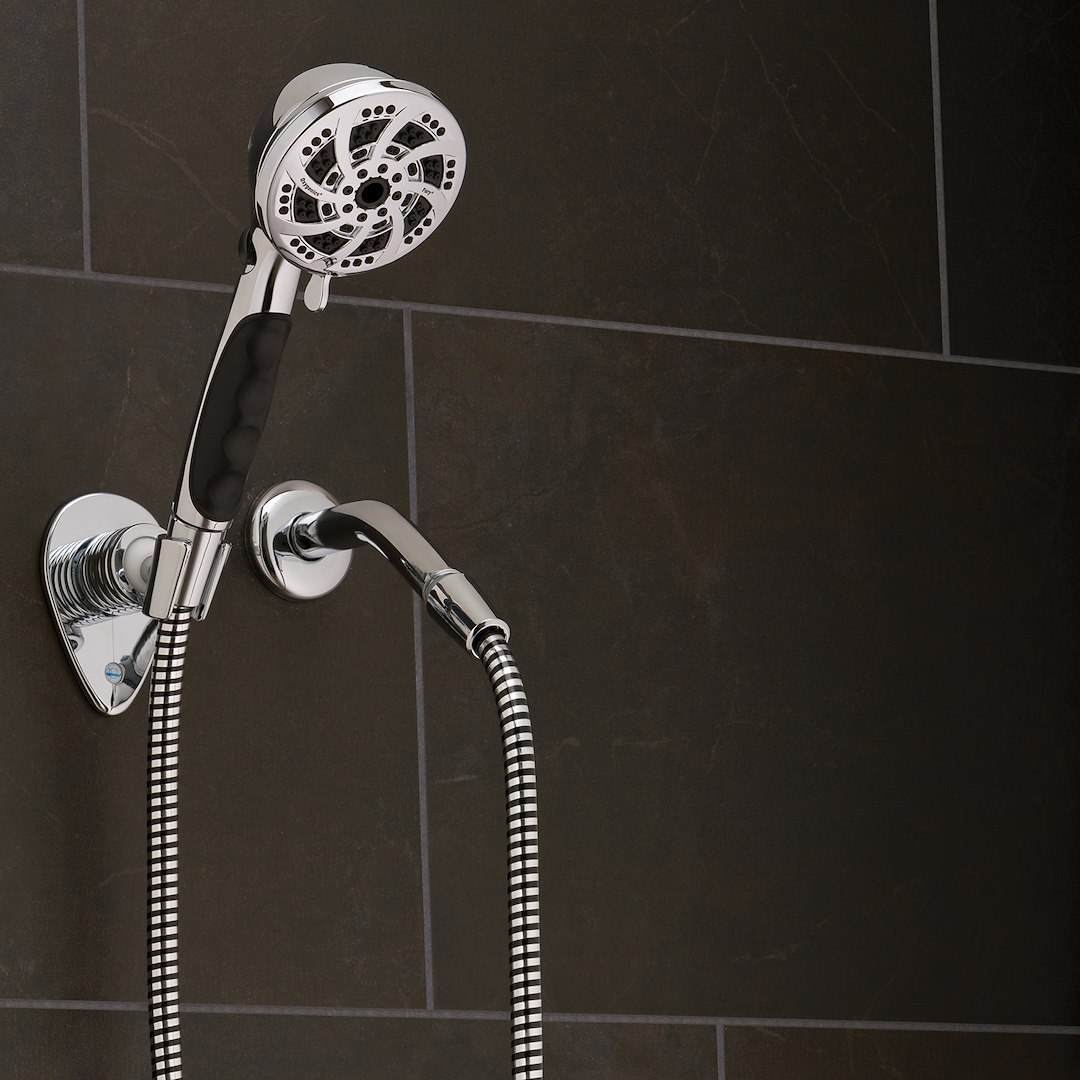 Etl Shower Head, Fury ™, Hand Held with 72 Inch Hose, With 5 Function Spray Settings, With Shut Off Valve, 3-3/4 Inch Outer Diameter – 92189
