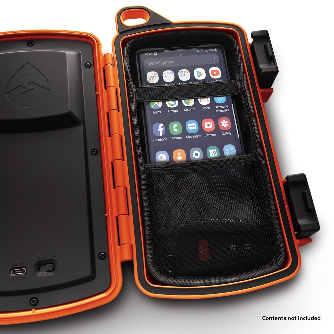 Ecoxgear Speaker, Ecoextreme 2, 10.1 Inch Length X 5-1/2 Inch Width X 2 Inch Depth, Bluetooth 5.0, 15 Watts, 15 Hours Play Time, Orange – GDI-EX3W200