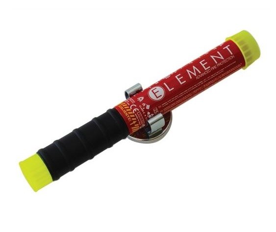 Element Fire Extinguisher Mount, Magnetic Mount/ for Use with Element’s 40050 or 40100 Fire Extinguisher, With Mounting Clamp – 60500