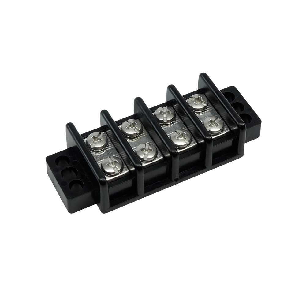 Egis Mobile Wire Terminal Block, 4 Circuit, Tin Plated Copper Connector, 30 Amp, 240 Volt AC/DC, 3.2 Inch Length X 1.3 Inch Width Wire – 2230-04