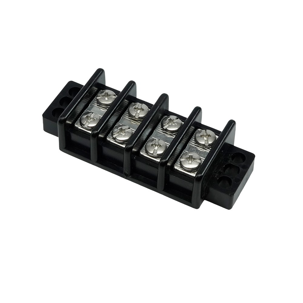 Egis Mobile Wire Terminal Block, 4 Circuit, Tin Plated Copper Connector, 30 Amp, 240 Volt AC/DC, 3.2 Inch Length X 1.3 Inch Width Wire – 2230-04