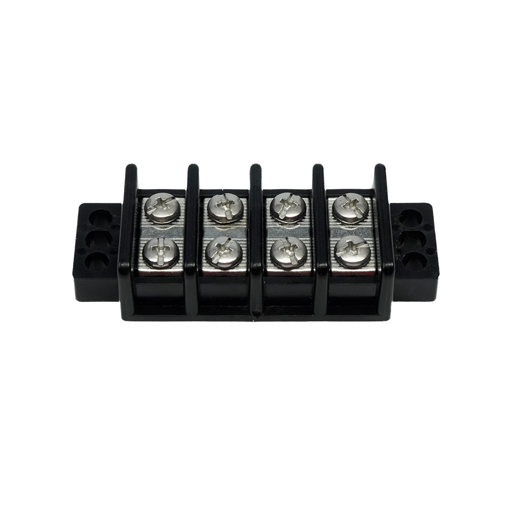 Egis Mobile Wire Terminal Block, 4 Circuit, Tin Plated Copper Connector, 30 Amp, 240 Volt AC/DC, 3.2 Inch Length X 1.3 Inch Width Wire – 2230-04