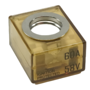 Egis Mobile Fuse, Terminal Fuse, Mrbf, 60 Amp, No, Single, 58 Volt DC, IP66 Protection Rating – 3603-060