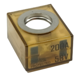 Egis Mobile Fuse, Terminal Fuse, Mrbf, 200 Amp, No, Single, 58 Volt DC, IP66 Protection Rating – 3603-200