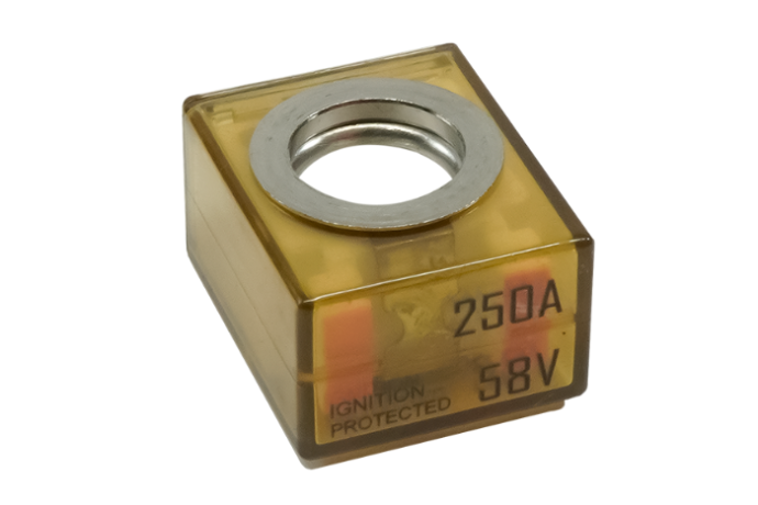 Egis Mobile Fuse, Terminal Fuse, Mrbf, 250 Amp, No, Single, 58 Volt DC, IP66 Protection Rating – 3603-250