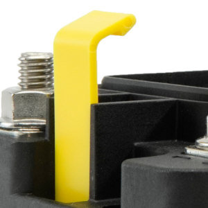 Egis Mobile Fuse Block, 200 Amp, With 5 Circuit, Uses Midi Blade Style Fuses, With Protective Cover, With Two Spare Fuses and Four Screws – 3908