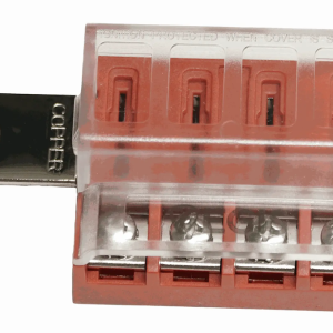 Egis Mobile Fuse Block, 60 Volt DC/ 100 Amp, IN-Line Type, With 4 Circuit Positions, Uses Ato Blade Style Fuses, With Protective Cover – 8023-04