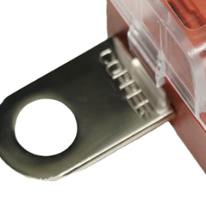 Egis Mobile Fuse Block, 60 Volt DC/ 100 Amp, IN-Line Type, With 4 Circuit Positions, Uses Ato Blade Style Fuses, With Protective Cover – 8023-04