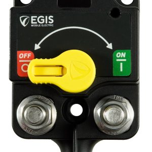 Egis Mobile Battery Disconnect Switch, 8 to 36 Volt DC, Rotary Switch, 500 Amp, With Protective Cover, IP67/IP6K9K Protection Rating – 8710-1900