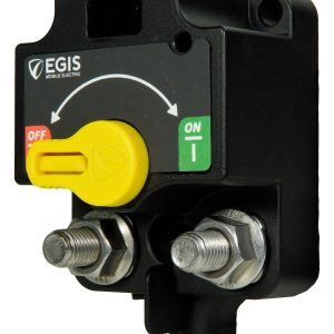 Egis Mobile Battery Disconnect Switch, 8 to 36 Volt DC, Rotary Switch, 500 Amp, With Protective Cover, IP67/IP6K9K Protection Rating – 8710-1900