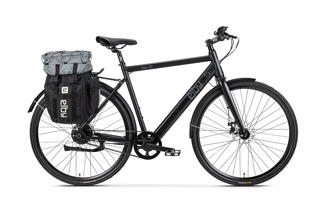 Elby Bikes Bicycle Pannier Bag, For Use with Elby Bicycle Rack, With Side Pocket, Zipper Closure, With Strap, Water Proof – E08151