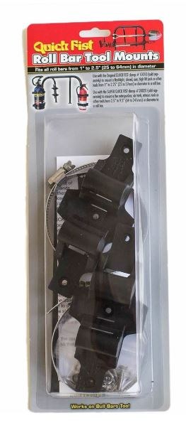 End of Road Roll Bar Tool Mount, Quick Fist ®, Fits Roll Bars from 1 Inch to 2 Inch Diameter – 90050