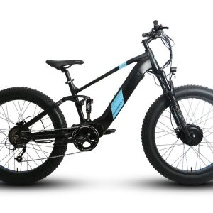 Eunorau Bicycle, Defender S, For Men/ Women, Mountain/ Road Bicycle, Pedal Assist Electric All Wheel Drive Bicycle – 04-17-01