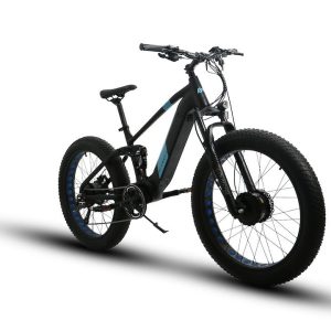 Eunorau Bicycle, Defender S, For Men/ Women, Mountain/ Road Bicycle, Pedal Assist Electric All Wheel Drive Bicycle – 04-17-01