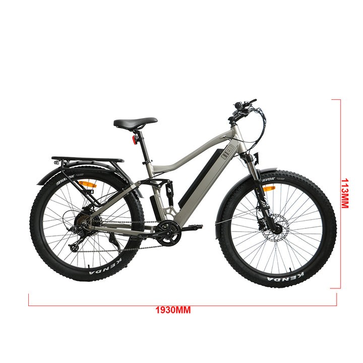 Eunorau Bicycle, Uhvo, For Men/ Women, Mountain/ Fishing Bicycle, Pedal Assist Electric Bicycle – 07-18-02