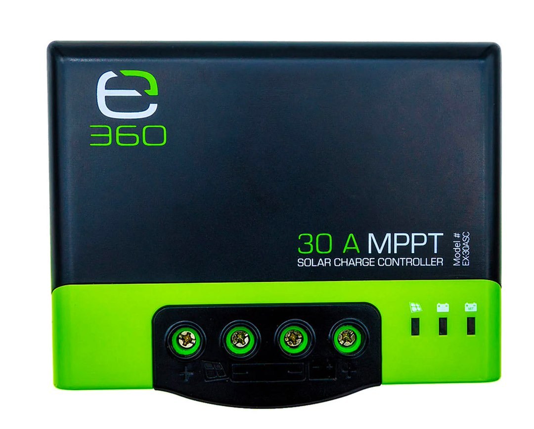 Expion 360 Battery Charger Controller, Use with Lithium Iron Phosphate Style (LiFePO4) and Lead Acid Batteries, Solar Controller – EX-30ASC