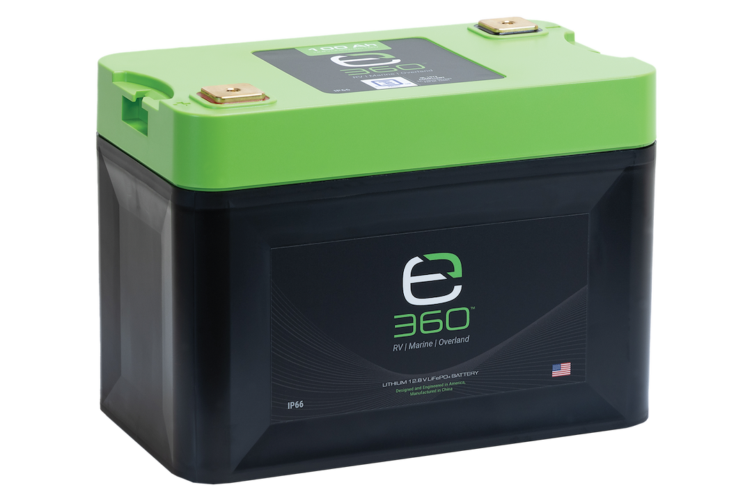 Expion 360 Battery, Group 27, 12.8 Volt DC, 100 Ampere, 1280 Wh, Lithium, M8 X 1.25 Terminal – EX-G27-100C
