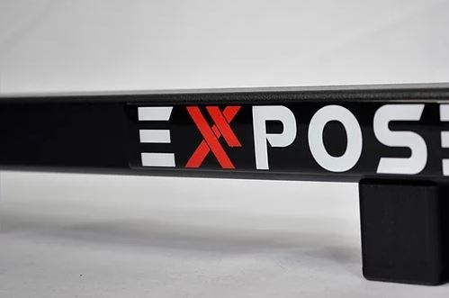 Exposed Rack Roof Rack, Powder Coated, Textured Black, Carbon Steel, With 2 Mid Bar/ Mounting Hardware – 8-00-9605-BK