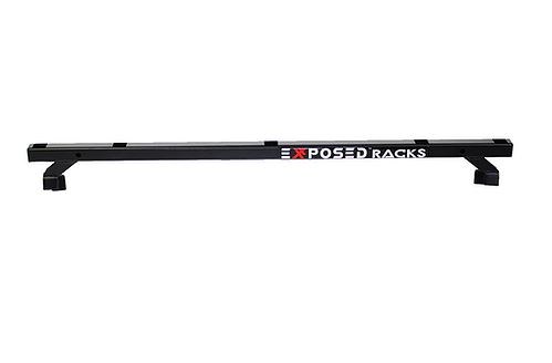 Exposed Rack Roof Rack Cross Bar, 39.875 Inch Length, With Square Holes, Textured Black, Single, Rear Bar – 8-00-9703-BK