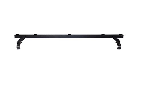 Exposed Rack Roof Rack Cross Bar, 39.875 Inch Length, With Square Holes, Textured Black, Single, Rear Bar – 8-00-9703-BK