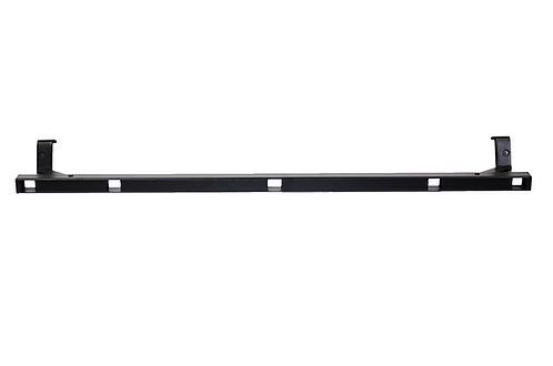 Exposed Rack Roof Rack Cross Bar, 39.875 Inch Length, With Square Holes, Textured Black, Single, Rear Bar – 8-00-9703-BK