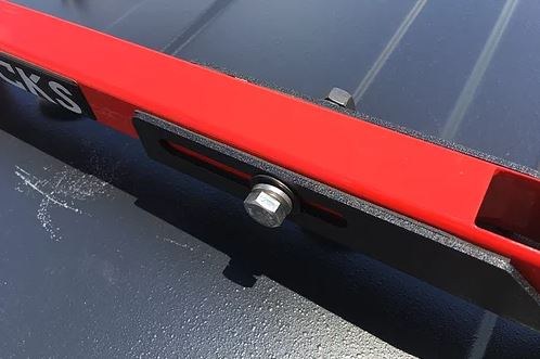 Exposed Rack Roof Rack Mounting Kit, For Use Convert Soft Top Package to a Hard Top Package with Solid Bars, Gutter Mount Brackets, Black – 8-00-9790