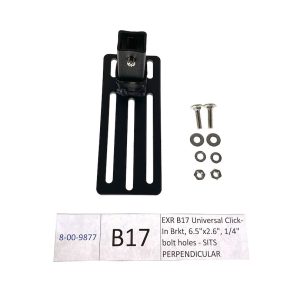 Exposed Rack Roof Rack Accessory Mounting Bracket, For Use with Exposed Rack Click-IN Cross Bars, Universal Bracket, 6.5 Inch X 2.6 Inch – 8-00-9877