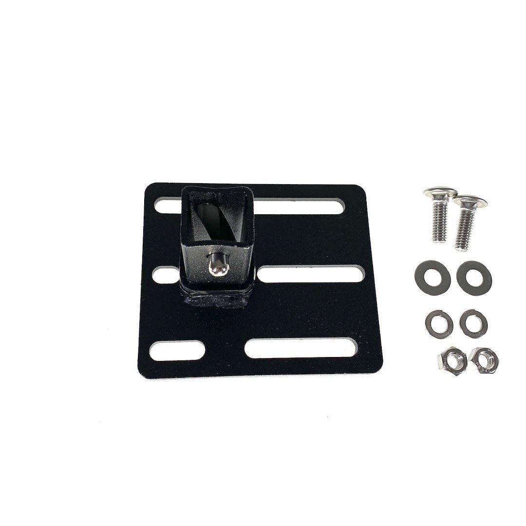 Exposed Rack Roof Rack Accessory Mounting Bracket, For Use with Exposed Rack Click-IN Cross Bars, Universal Bracket, 3.84 Inch X 4.5 Inch – 8-00-9878