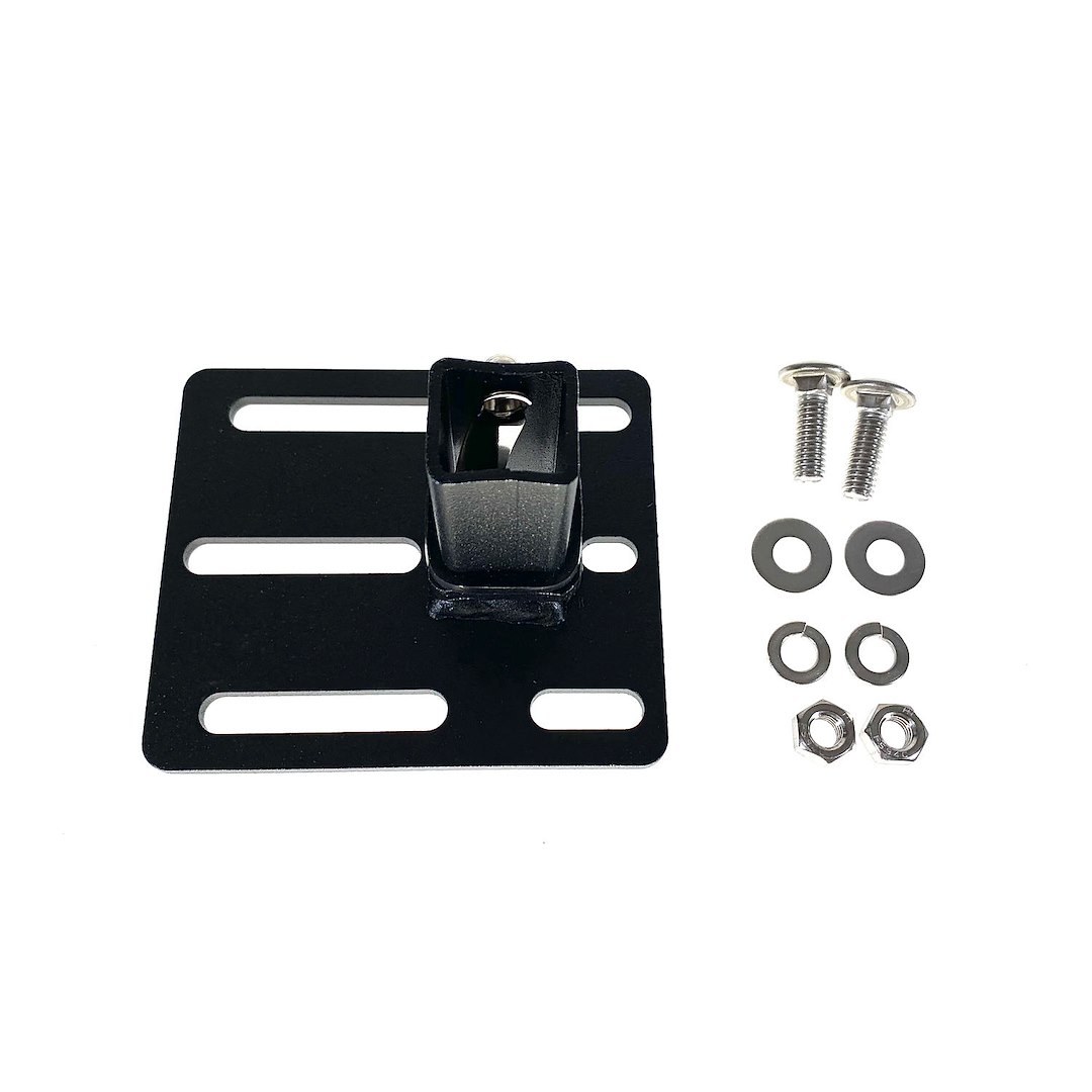 Exposed Rack Roof Rack Accessory Mounting Bracket, For Use with Exposed Rack Click-IN Cross Bars, Universal Bracket, 3.84 Inch X 4.5 Inch – 8-00-9878