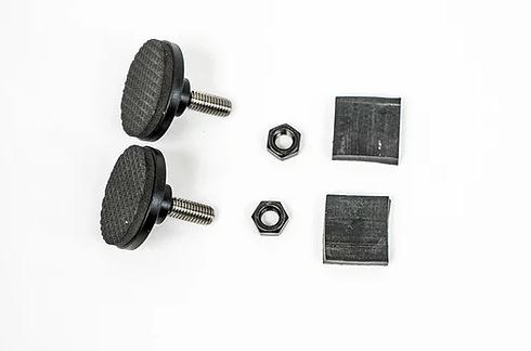 Exposed Rack Roof Rack Mounting Kit, Weight Distribution Feet for Exposed Rack, With 2 Feet/ 2 Rubber Stops, Sit Less Than 1 Inch High – 8-00-9913