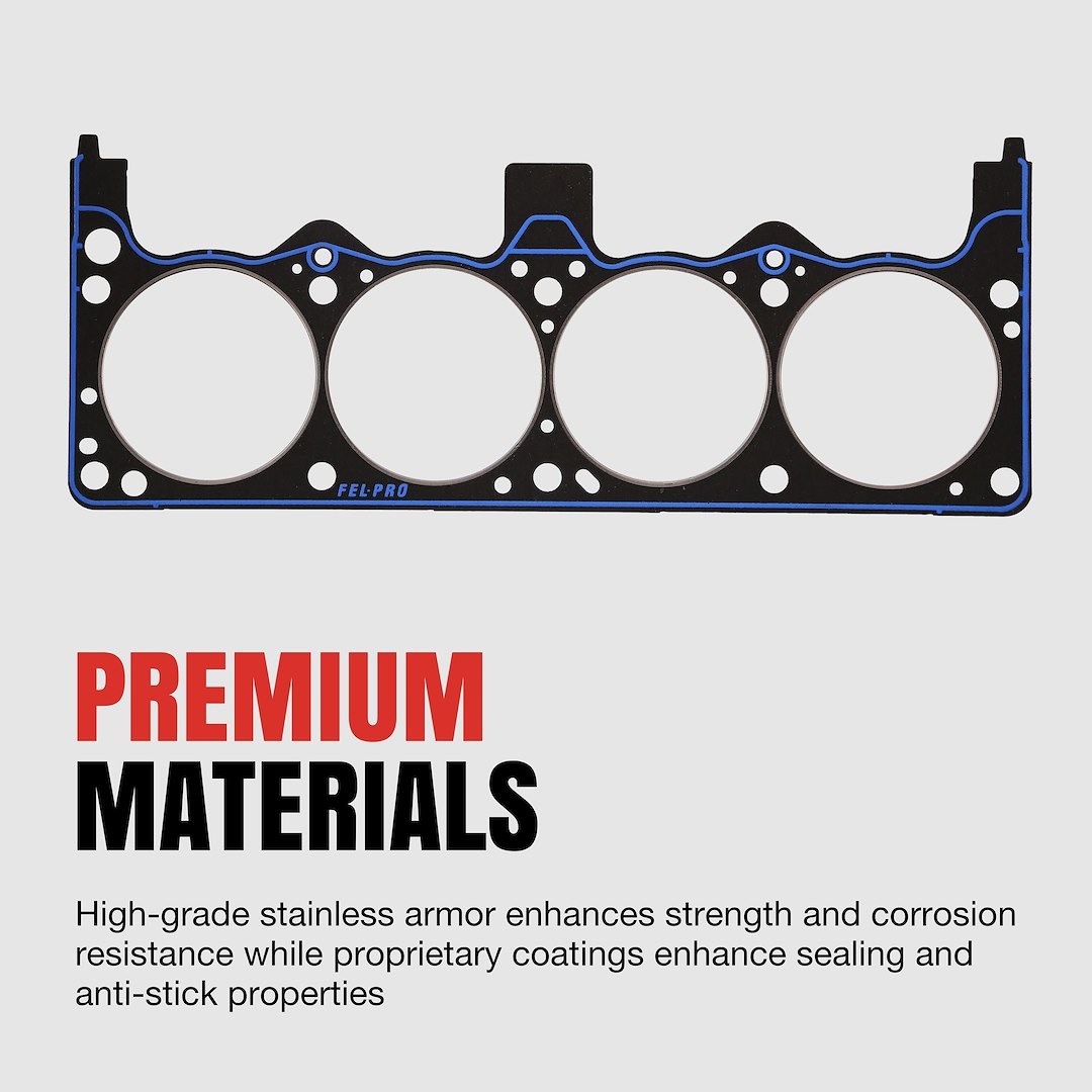 Fel-Pro Cylinder Head Gasket, Permatorque ® Severe Duty, Head Bolts Not Included – 501 SD