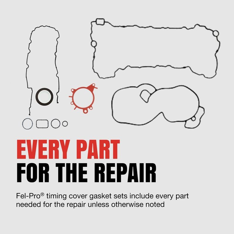 Fel-Pro Oil Cooler Gasket, Oil Cooler Seals, Set of 5 – ES 73248