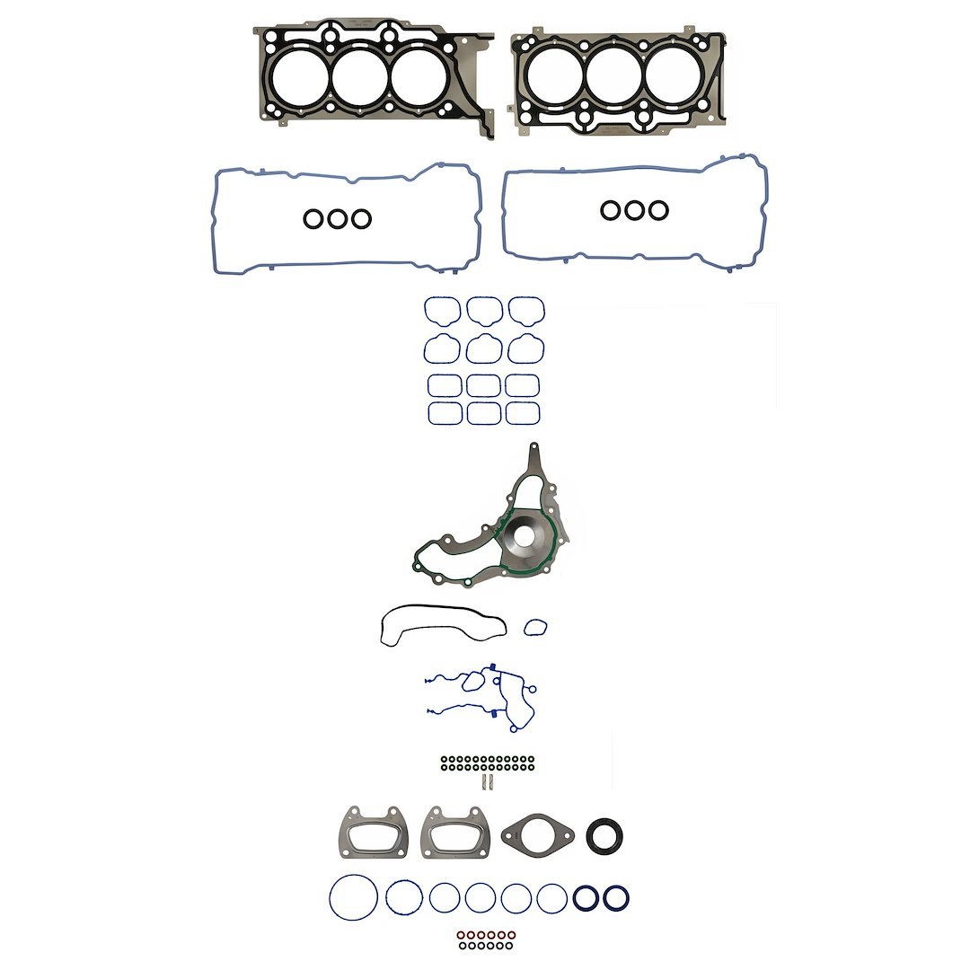 Fel-Pro Cylinder Head Gasket Kit, Head Bolts Not Included, Premium Valve Stems Included – HS 26541 PT