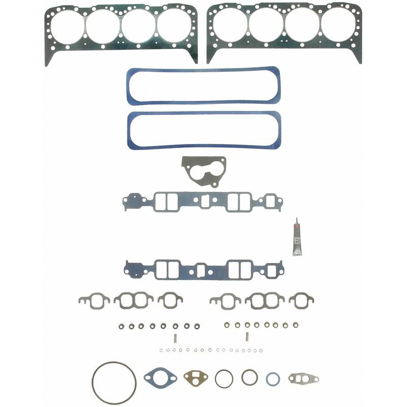 Fel-Pro Cylinder Head Gasket Kit, Intake Manifold Gaskets Not Included, Head Bolts Not Included, Premium Valve Stem Seals Included – HS 7733 PT-15