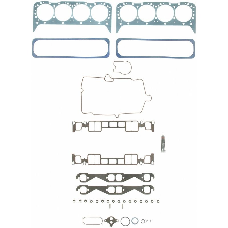 Fel-Pro Cylinder Head Gasket Kit, Premium Valve Stem Seals Included, Exhaust Pipe Packing Not Included – HS 7733 PT-16