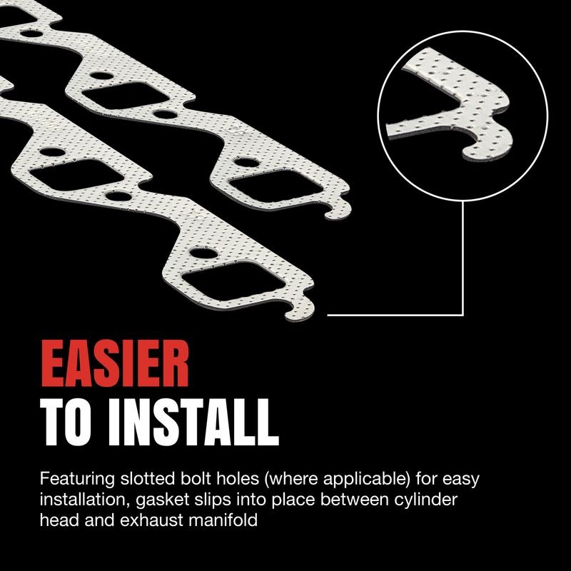Fel-Pro Exhaust Manifold Gasket, Set – MS 90509